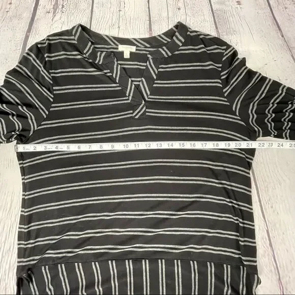 TALBOTS long sleeve classy versatile tunic top with stripes - size XL - Picture 5 of 11